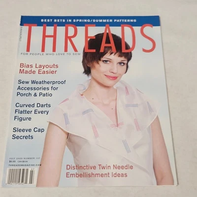 Threads Magazine July 2003 Number 107 Bias Layouts Made Easier - Image 1 of 4