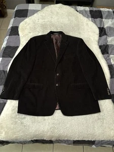 Polo Ralph Lauren Blazer Herren 46R Schwarz Sport Mantel Paisley Gefüttert Baumwolle - Bild 1 von 10