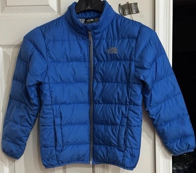 Chaqueta ligera azul The North Face niños jóvenes niños talla mediana 10/12 Foto 1 de 4