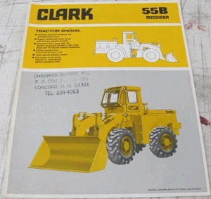 Clark Michigan 55B Tractor Shovel Sales Brochure 12D4CBP679 - Picture 1 of 4