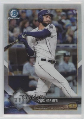 2018 Bowman Chrome Refractor /499 Eric Hosmer #82 - Image 1 of 2