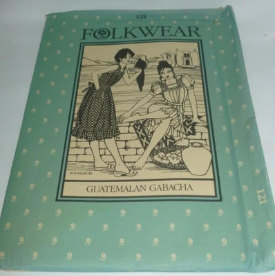 Spanish Indigenous Apron Pinafore Dress Costume Sewing Pattern Folkwear 121 6-16 - Image 1 of 4
