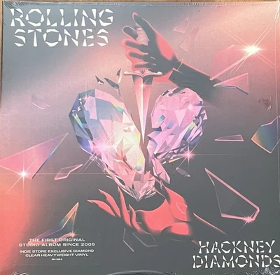 ROLLING STONES - HACKNEY DIAMONDS - LIMITED CLREAR VINYL LP *NEW & SEALED* - Image 1 of 2