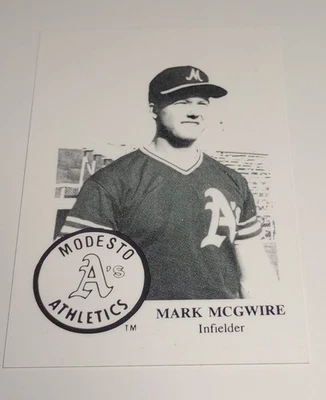 Mark McGwire #24 Infielder 1984 Modesto/California "Tarjeta Sequoia" #17 Foto 1 de 2