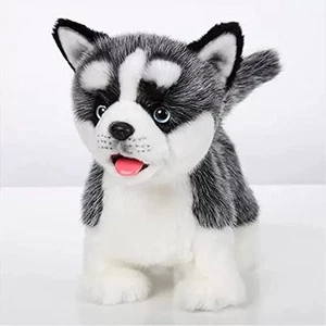 Walking Husky Stuffed Dog, Electronic Toy, Realistic Interactive Puppy Pet Do... - Picture 1 of 1