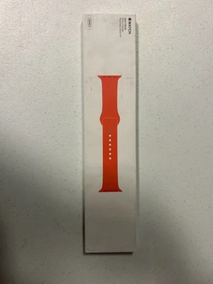 GENUINE APPLE WATCH SPORT BAND 38mm Watch - Spicy Orange, BRAND NEW, SEALED! - Image 1 of 4