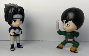 Naruto Mini Figuren Rock Lee & Sasuke Uchiha - 2002 BKC LLC Anime Sammlerstücke  - Bild 1 von 7