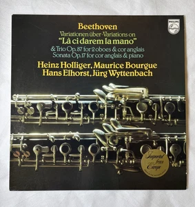 BEETHOVEN Variations on "Là ci darem Ia mano" Trio and Sonata for oboe & piano - Picture 1 of 13