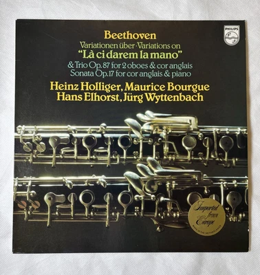 BEETHOVEN Variations on "Là ci darem Ia mano" Trio and Sonata for oboe & piano - Image 1 of 4