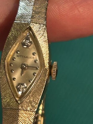 ¡¡¡¡Funcionando!!!! Reloj analógico Wittnauer Geneve vintage para mujer con bisel 10K RGP cuerda Foto 1 de 4