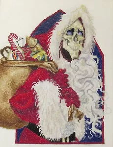 Discworld Hogfather gezählter Kreuzstichsatz/Karte 14er Aida - Bild 1 von 5
