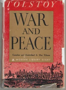 Leo Tolstoy WAR AND PEACE Constance Garnett Translation Modern Library Giant - Bild 1 von 1