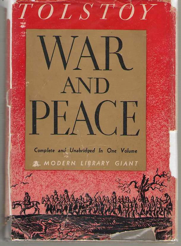 Leo Tolstoy WAR AND PEACE Constance Garnett Translation Modern Library Giant Foto 1 de 1