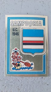 SCUDETTO PANINI FOOTBALLERS 1973/74 NO. 29 SAMPDORIA!!