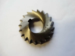 F&D HSS LH Single Angle Cutter - 2 3/4" Dia x 1/2" Wide x 1" Hole w 60 Deg Angle - Picture 1 of 3
