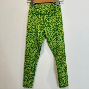 Z by Zella Girl’s Green and Yellow Floral Leggings M - Picture 1 of 6