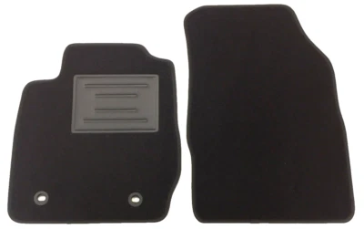 Tappetini auto SOLO ANTERIORI FORD FIESTA VI Serie 2009-2011 attacco OVALE - Immagine 1 di 4