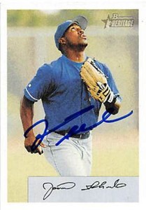 James Shanks autographed Baseball Card (Royals) 2002 Bowman Heritage #3