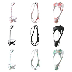 Para Hombres Mono Jockstrap Body Sexy Leotardos Ropa Interior Sin Espalda Sin Mangas - Imagen 1 de 58