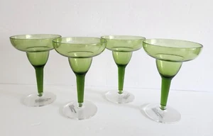 Margaritaville Melamin 4er Set Margarita Gläser Grün Indoor/Outdoor 7 Zoll - Bild 1 von 7