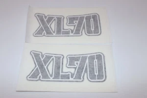 Honda XL70 1974 cubierta lateral calcomanías gráficos - Imagen 1 de 1