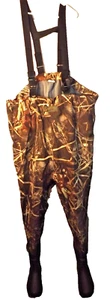 Cabelas Dry Plus Chest Waders w Boot Camo Realtree Max-4 HD Thinsulate Sz 3XL 12 - Picture 1 of 20