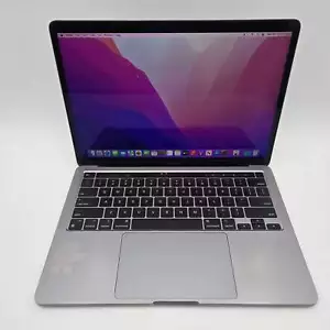 2020 Apple MacBook Pro 13.3" M1 8C GPU 3.2GHz 8GB RAM 256GB SSD A2338 - Picture 1 of 6