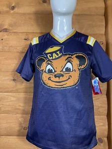 Cal Bears Shirt Blue Short Sleeve Youth/Boys Size L Univ of Calf - Picture 1 of 8