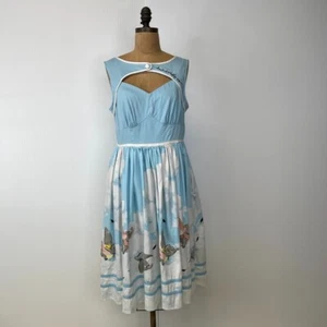 Dumbo Dress Women Large Midi Don't Just Fly Soar Retro Disney Parks Party Core - Picture 1 of 19
