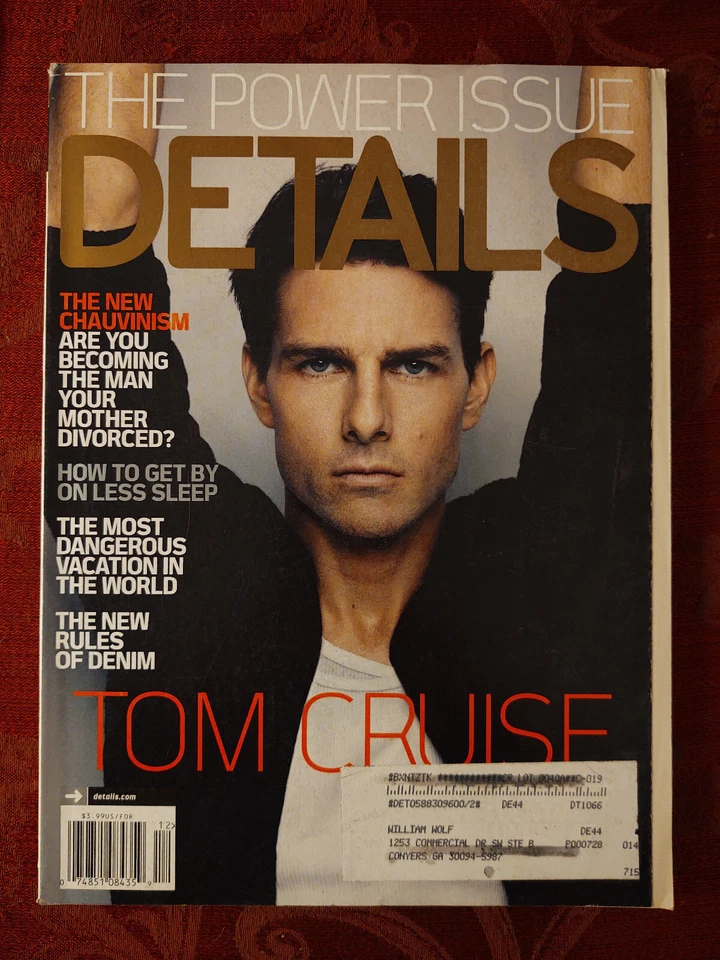 DETAILS Magazine December 2008 Tom Cruise Keri Russell Fashions - Image 1 of 1