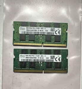 SK Hynix 16GB (2 x 8GB) DDR4-2133P PC4-17000 Laptop Memory RAM HMA41GS6AFR8N-TF - Picture 1 of 2