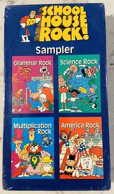 NEW & SEALED ~ SCHOOL HOUSE ROCK! SAMPLER VHS TAPE ~ GRAMMAR/SCIENCE/AMERICA/ - Image 1 of 4