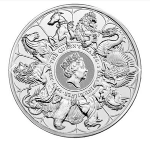 ✅ IN-HAND ✅ FAST SHIPPING 1 Kilo 32.15oz Queen Beasts COMPLETER 9999 Fine Silver - Picture 1 of 1