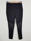 [ LYSSE ] Womens Stretch Knit Pleather Knee Leggings NEW + TAG | Size L or AU 14