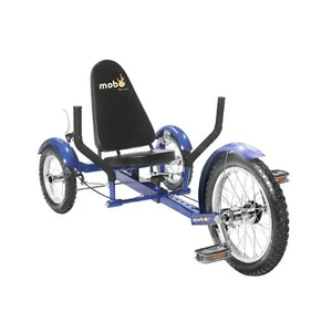 Mobo Triton Pedal Go Kart Trike. Kids 3-Wheel Bike. Youth Cruiser Tricycle Blue - Picture 1 of 9