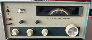 Heathkit Heath HW-16 CW HAM Amateur Transceiver - POWERS ON With Assembly Manual - Zdjęcie 1 z 17