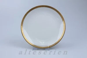 Plato de pastel Seltmann Weiden Monika estructura dorada 31648 - Imagen 1 de 1