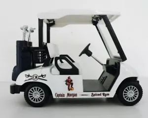 DIECAST GOLF CART BUGGY- Capt Morgan Trolly,Clubs,Driver,Iron,Putter,Bag,Ball, - Picture 1 of 3