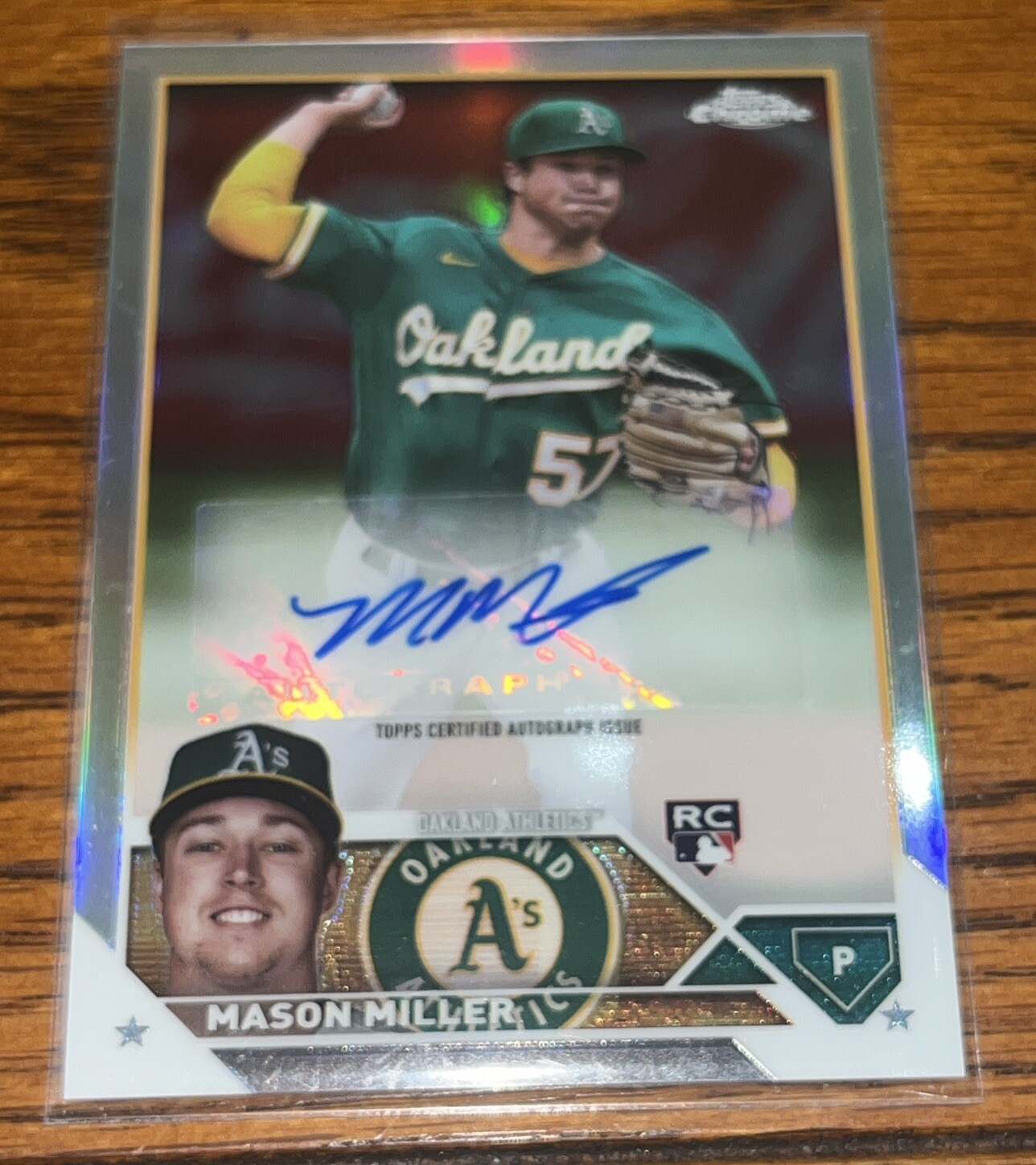 Maillot Signé Mason Miller Oakland Athletics - Certifié Beckett - Déjà Encadré ?