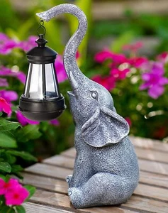 Elephant Statue for Garden Decor with Gift Appeal - Ideal Gifts for Wome - Picture 1 of 7