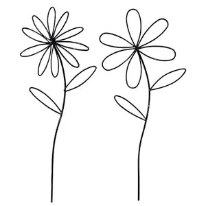 2pcs Iron Garden Trellis Plant Support For Potted Climbing Flowers Plant Support - Picture 1 of 14