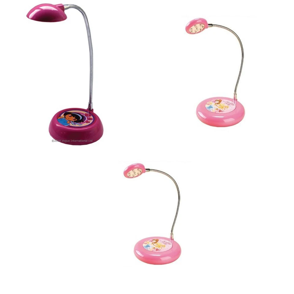 Lampe de chevet de bureau de lecture LED pour filles veilleuse Disney Minnie Princess Dora