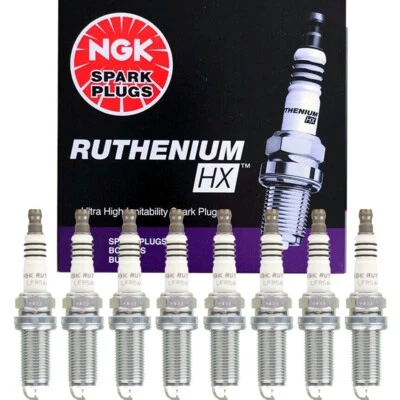 Bujías NGK Ruthenium HX 8 PIEZAS para Infiniti FX45 M45 Q45 QX56/Genesis V8 Foto 1 de 4