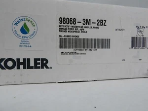 NEW IN BOX KOHLER OIL RUBBED BRONZE ARTIFACTS PRONG HANDLES SINK 98068-3m-2bz - Picture 1 of 2