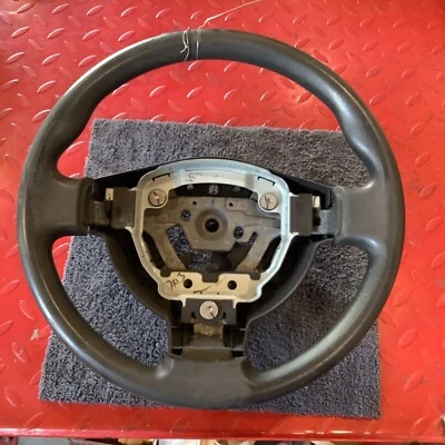 2007-2012 NISSAN SENTRA STEERING WHEEL BLACK LEATHER OEM NSBSW34 - Image 1 of 4