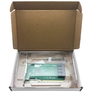 U.2 NVMe SSD SFF8643 to SFF-8639 NVMe U.2 PCIe x16 Quad Port Adapter - US Ship - Picture 1 of 5