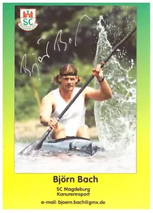 Björn Bach Kanusport (1.WM 1997) Autogrammkarte (08.24) - Bild 1 von 1