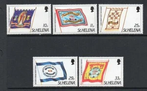 ST HELENA POSTFRISCH 1986 SG472-476 FREUNDLICHE GESELLSCHAFTEN BANNER - Bild 1 von 1