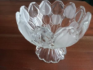 Glasschale in Tulpenform, Ø ca. 13 cm, Höhe ca. 12 cm, gebraucht - Bild 1 von 4