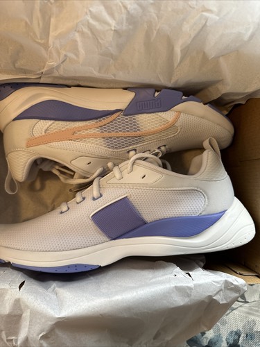 Puma Zora Donna 386274 11 scarpe bianche rosa polvere viola